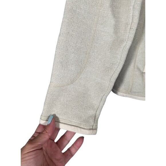 Patagonia White Mock Neck Better Sweater Full Zip Fleece Jacket Women Sz M - Picture 3 of 11